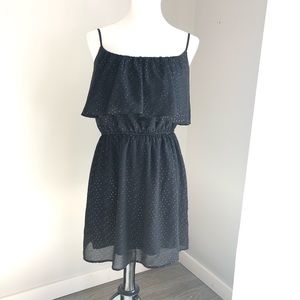 Lily Rose black mini dress with silver specks